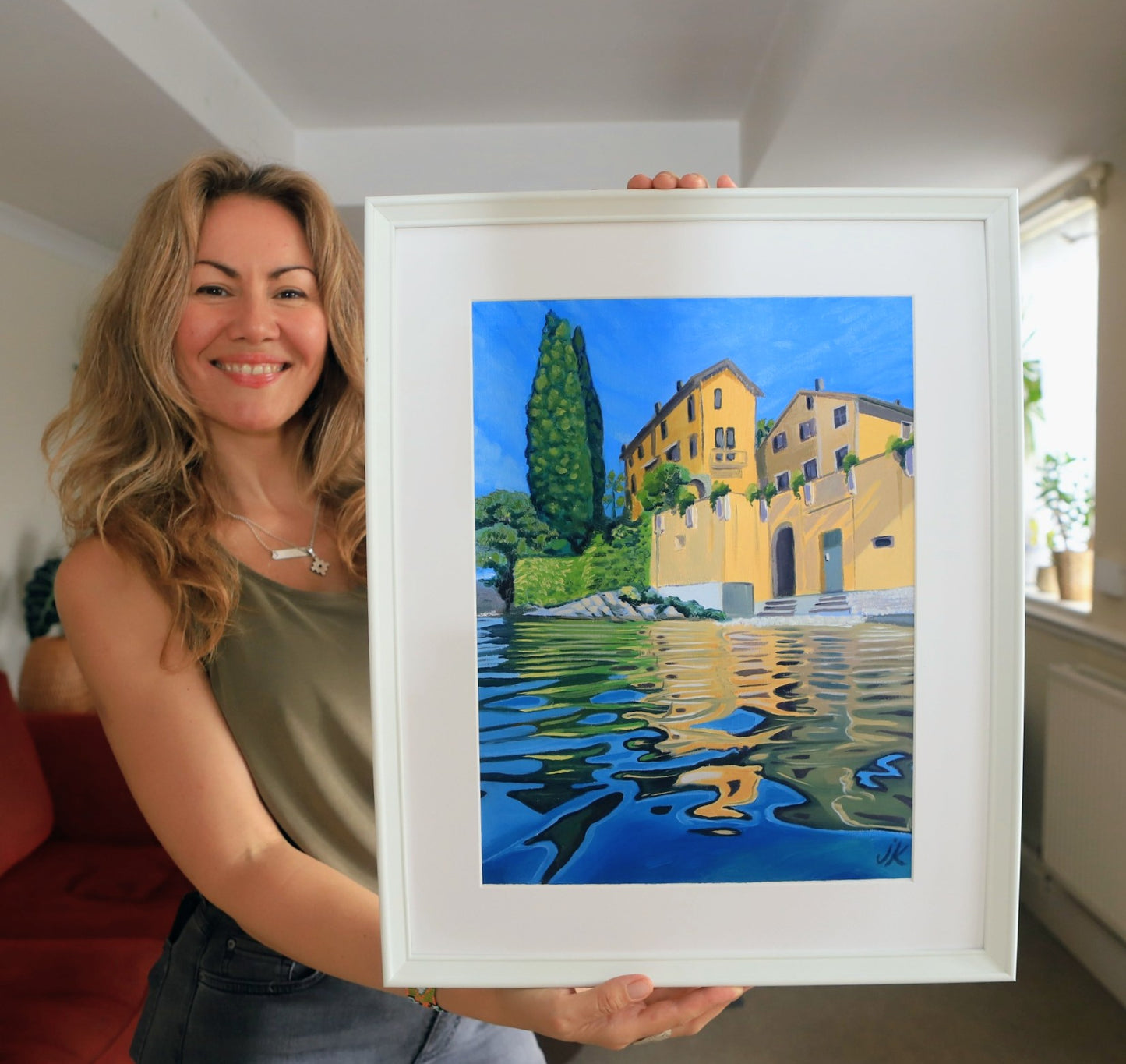 12x16 - Varenna Lake Como - original oil painting