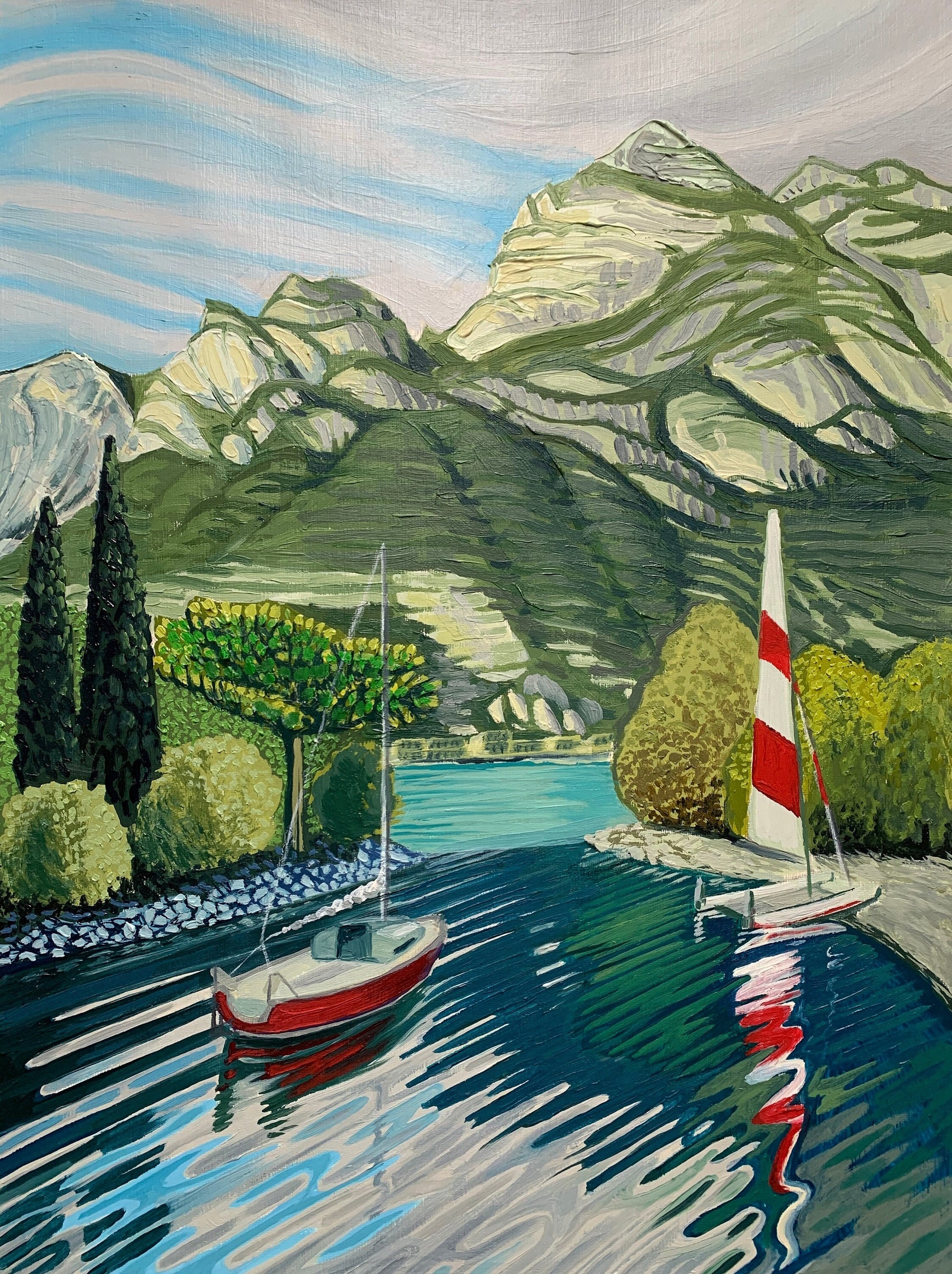 mountains of Riva del Garda 