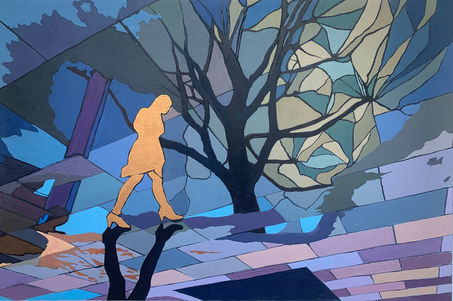 southbank pavement painting