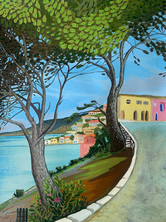 fiskardo kefalonia painting
