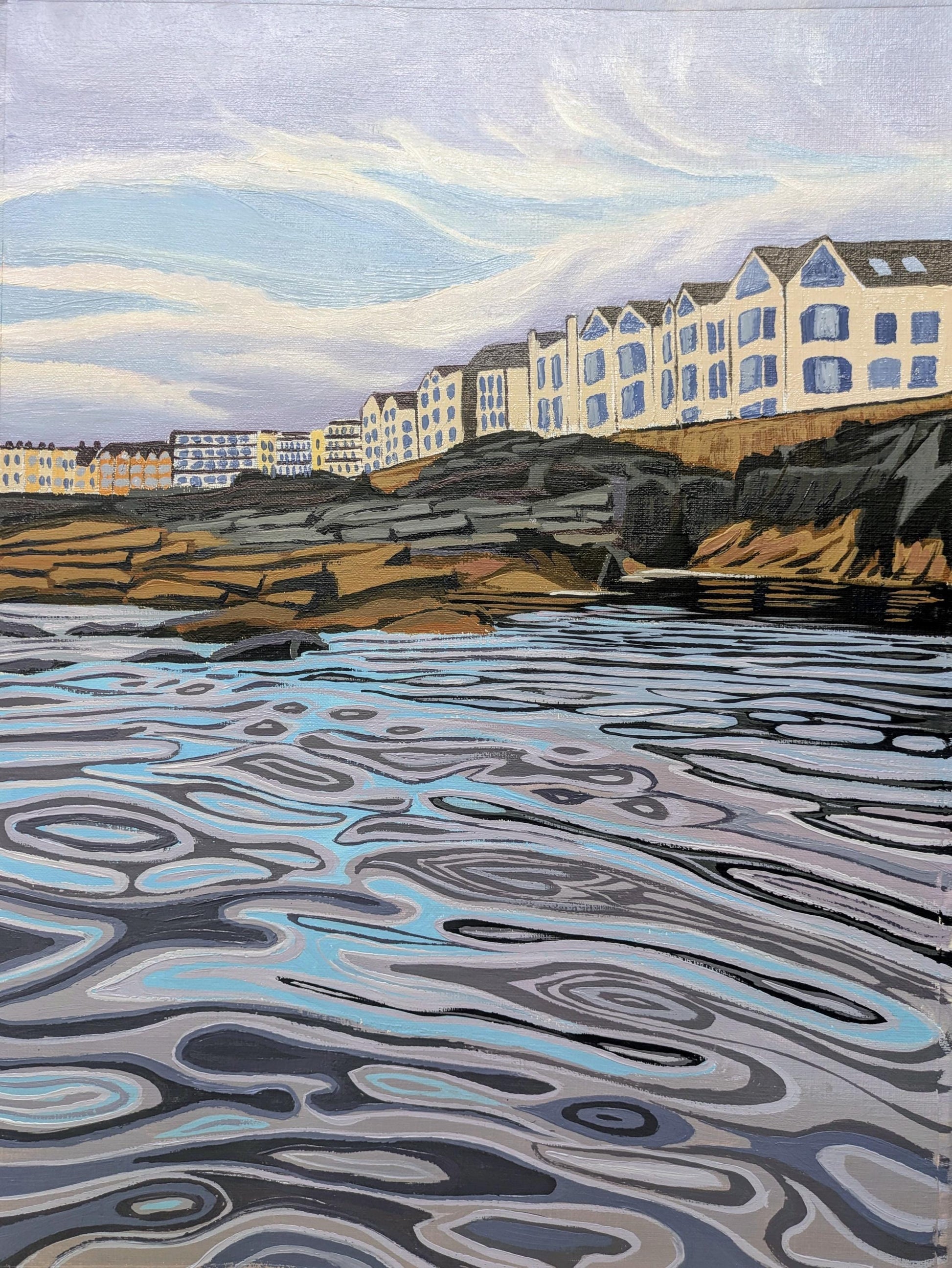 herring pond port stewart painting