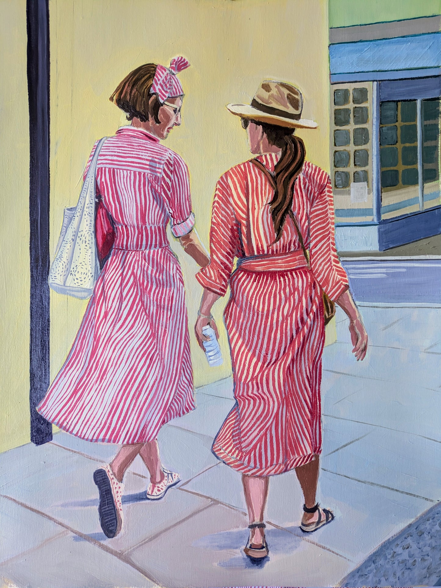 20x16 inch Kensington Ladies - original oil painting