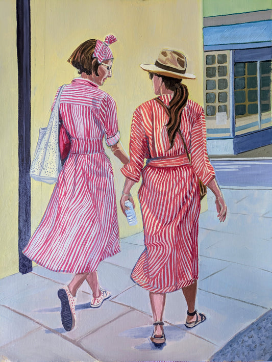 20x16 inch Kensington Ladies - original oil painting